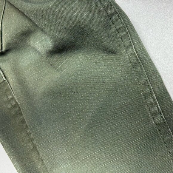 Vintage True Spec Border Patrol Military Shirt Mens M/L Green Ripstpo - Picture 10 of 16